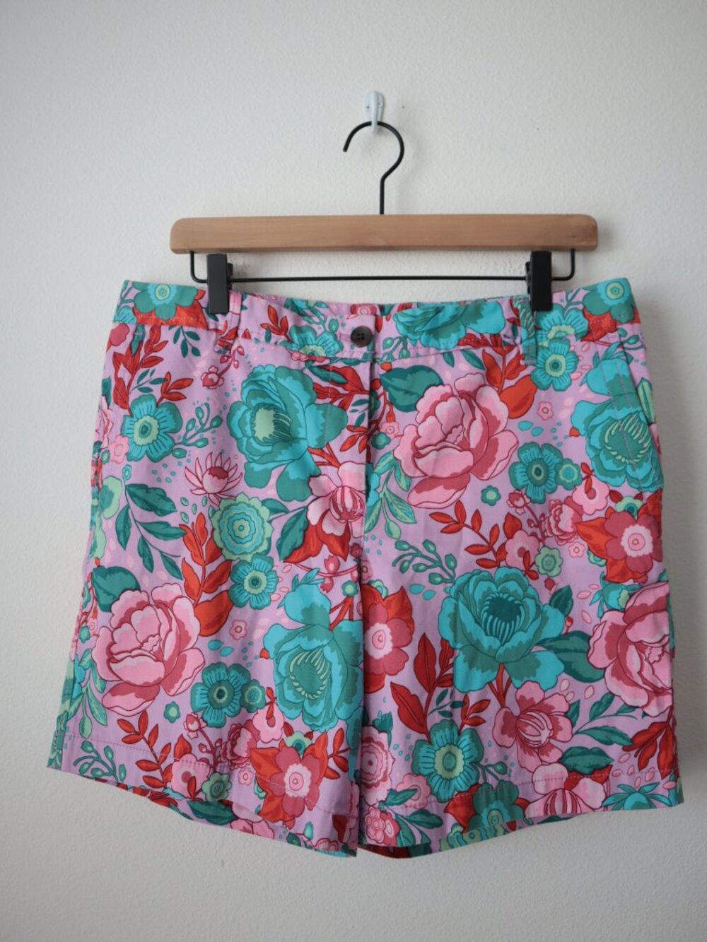 Talbots Bright Floral Relaxed Chino Short | 10